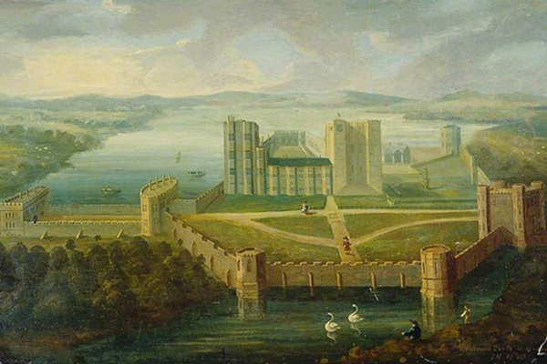 Painting of 16th Century Kenilworth Castle