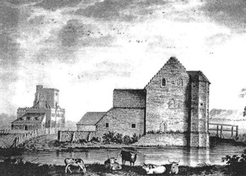 Laughton Place 18th century drawing 450x321