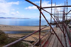 Saddell scaffolding view 600 x 400