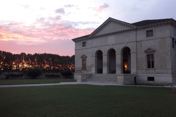 Sunset at Villa Saraceno in Vicenza, Italy