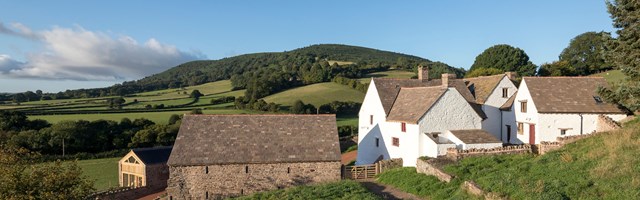 A medieval farmhouse in the hills