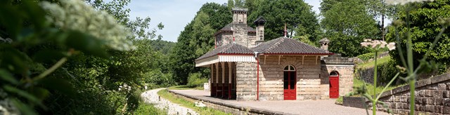 Alton Station and railway line