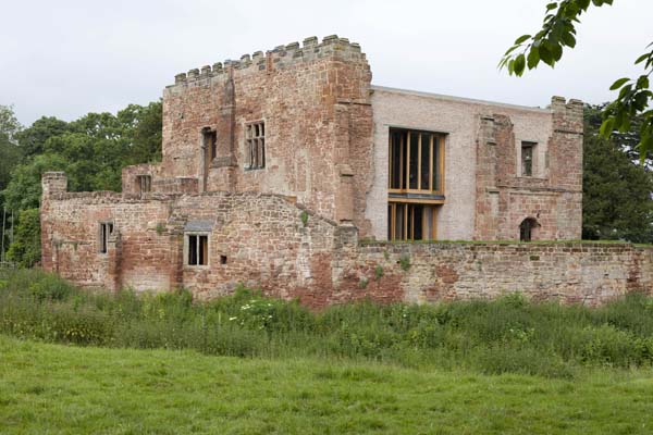 Astley Castle in Warwickshire after restoration