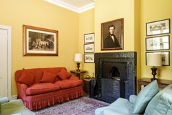 Brinkburn Mill living room with fire 1200x800