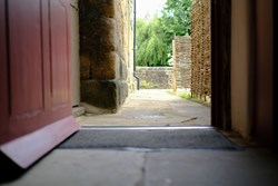 Calverley Old Hall Community Space accesible entrance from inside1200x800