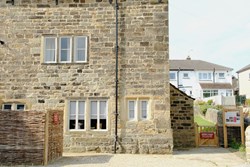 Calverley Old Hall Community Space path to garden 1200x800