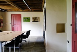 Calverley Old Hall Community Space side of room with  full setup 1200x800