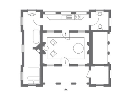 Cobham Dairy Floorplan