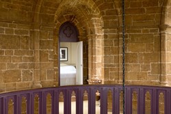 Gothic Temple int bed through door  1200x800