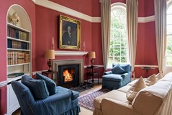 Ingestre Pavilion sitting room with fire 1200x800