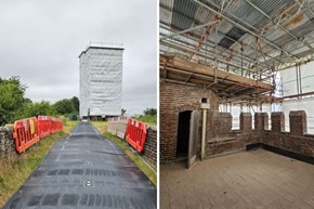 Laughton Place in scaffolding 600x400