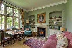 Lynch Lodge living room dining
