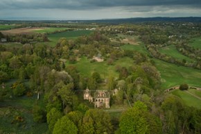 Mavisbank aerial and driveway route 600x400