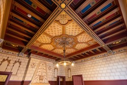 Mayor's Parlour Maison Dieu ceiling 1200x800. Credit Andy Aitchison_Maison Dieu