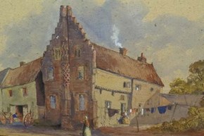 methwoldoldvicarage-history-19thCwatercolour-600x400