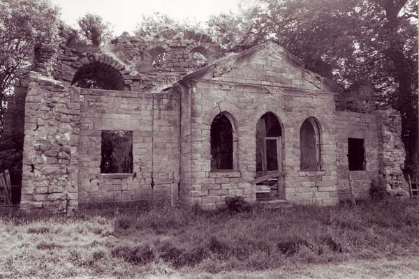 The Ruin in North Yorkshire before restoration