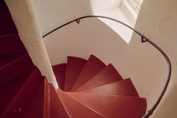 Saddell castle internal staircase 1200x800