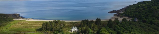 Sea view of Saddell Bay