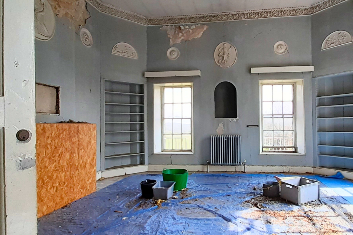 South Tower interior