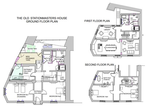 Station Agent's House proposed floor plan