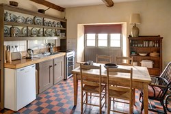 Stogursey Castle kitchen towards window 1200x800