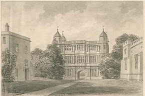 Tixall-history-GatehousefromNchapelnewhallc1830-600x400