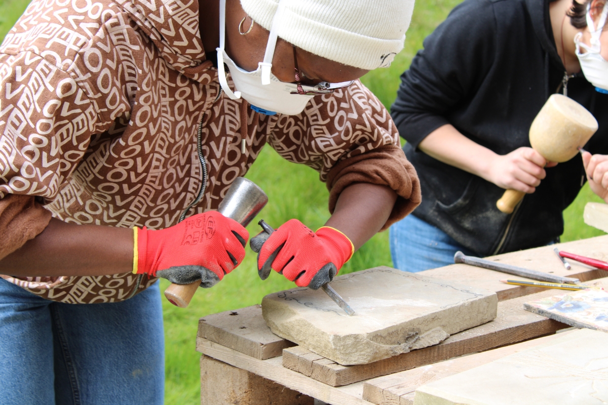 stone carving workshop