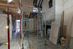 _staircase in progress calverley old hall 600x400
