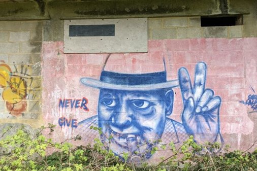Ibsley Churchill graffiti 600x400