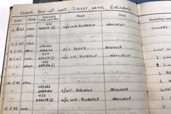 RAF Ibsley logbook 600x400