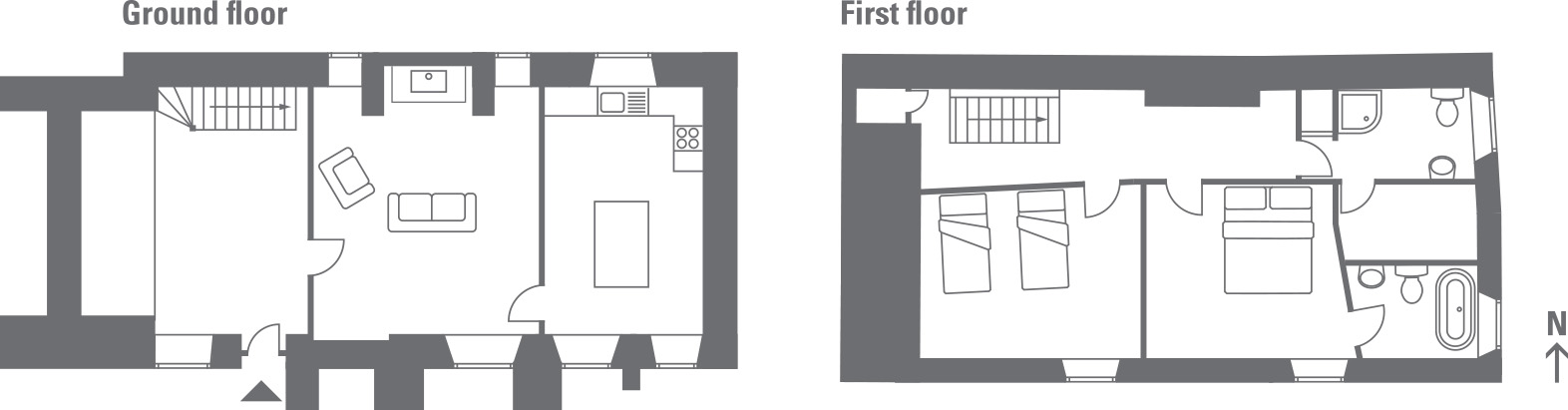 Floor plan of the Priest's House
