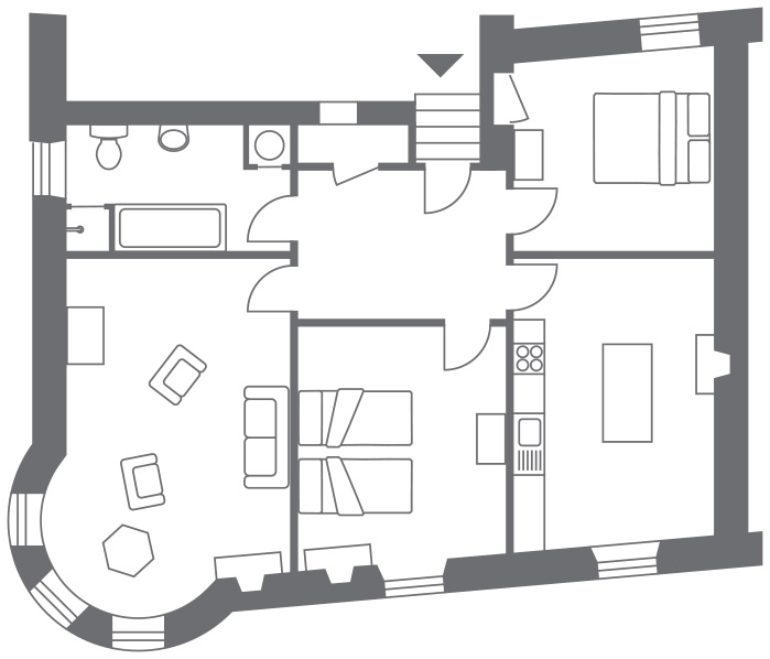 Floor plan for the Mackintosh Building
