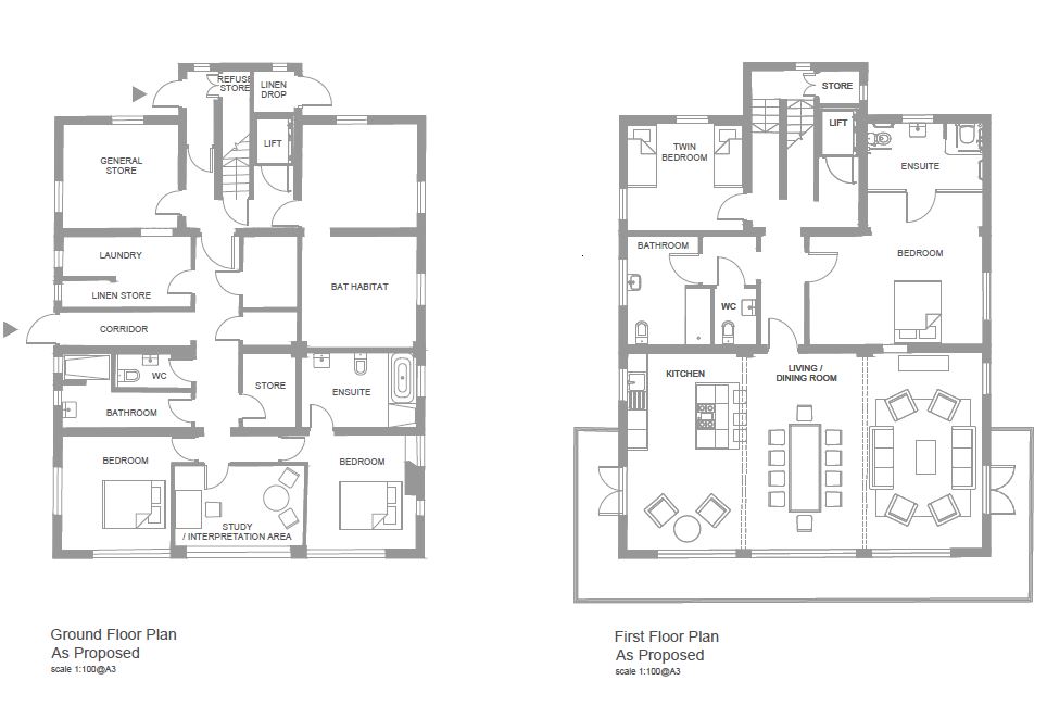 2023 proposed floor plans for RAF Ibsley watch office 
